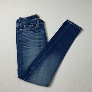 Levis 535 Legging Womens 5M Tight Blue Denim Super Skinny Jeans